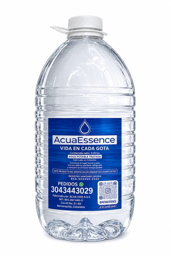 Botella de agua AcuaEssence de 5 litros